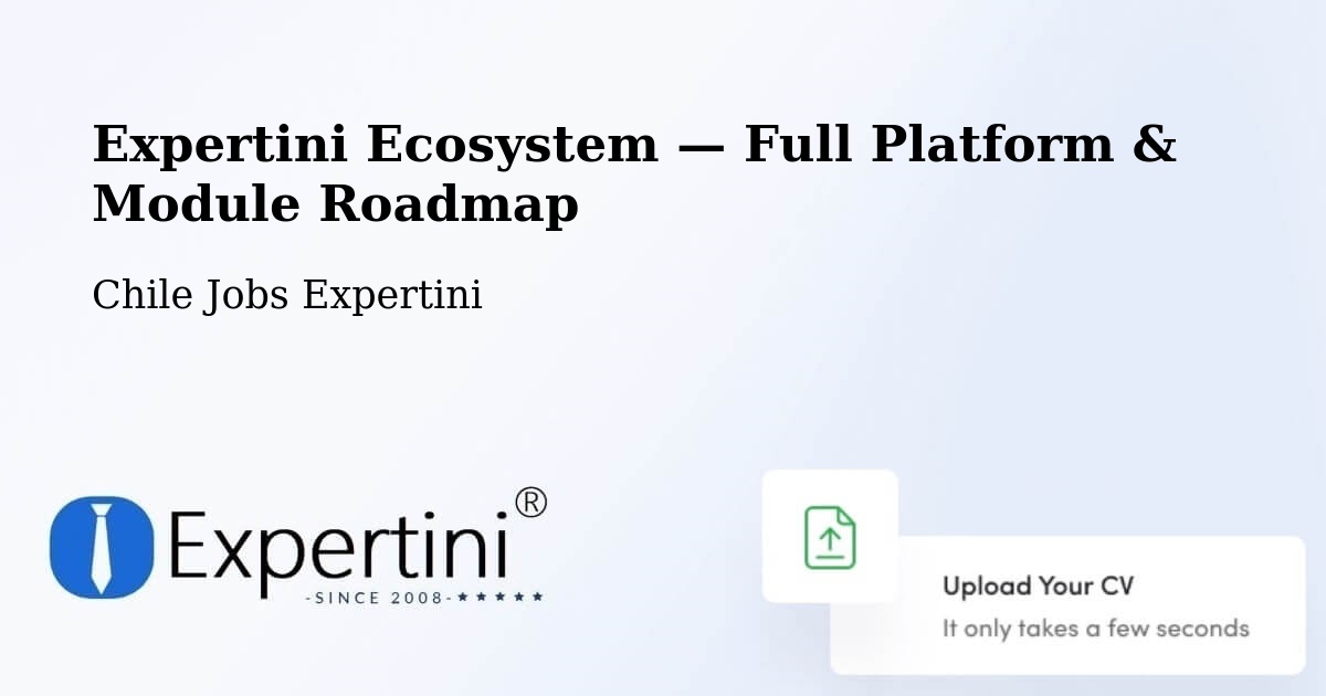 Expertini Ecosystem — Full Platform & Module Roadmap – Lebu